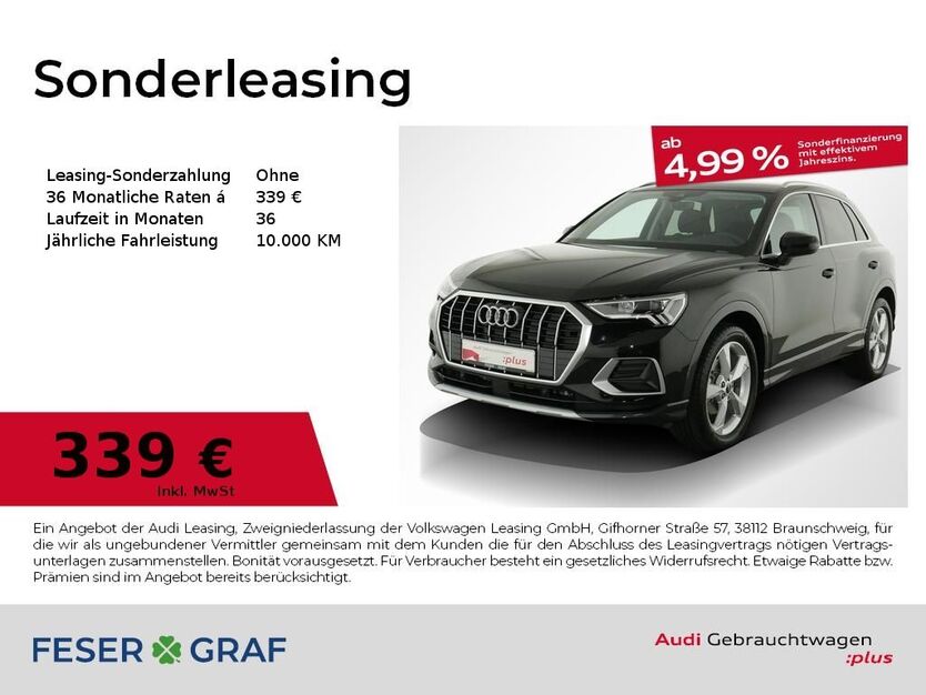 Audi Q3 4.737 km 37.990 € Nürnberg 90441