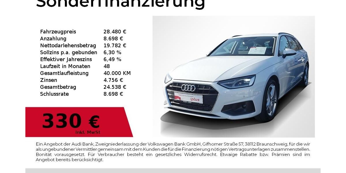 Audi A4 44.900 km 27.440 &euro; Lauf an der Pegnitz 91207