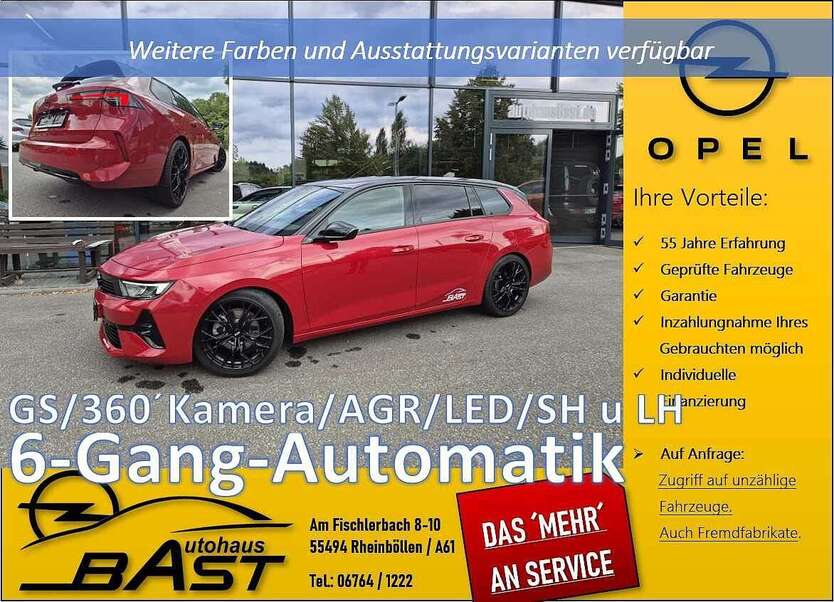 Opel Astra 14.900 km 25.900 € Rheinböllen / Hunsrück 55494