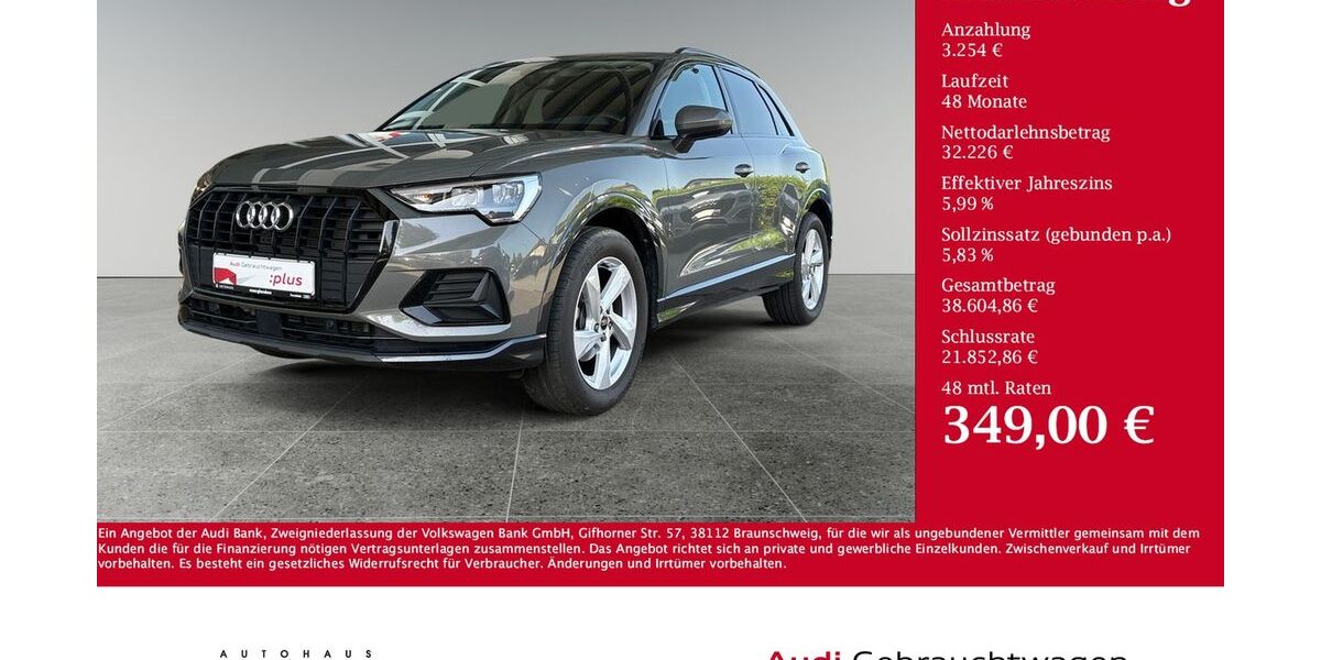 Audi Q3 12.382 km 35.480 &euro; Pronsfeld 54597