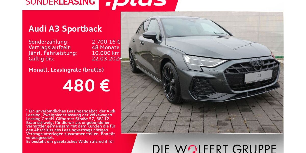 Audi A3 17.190 km 41.998 &euro; Großwallstadt 63868