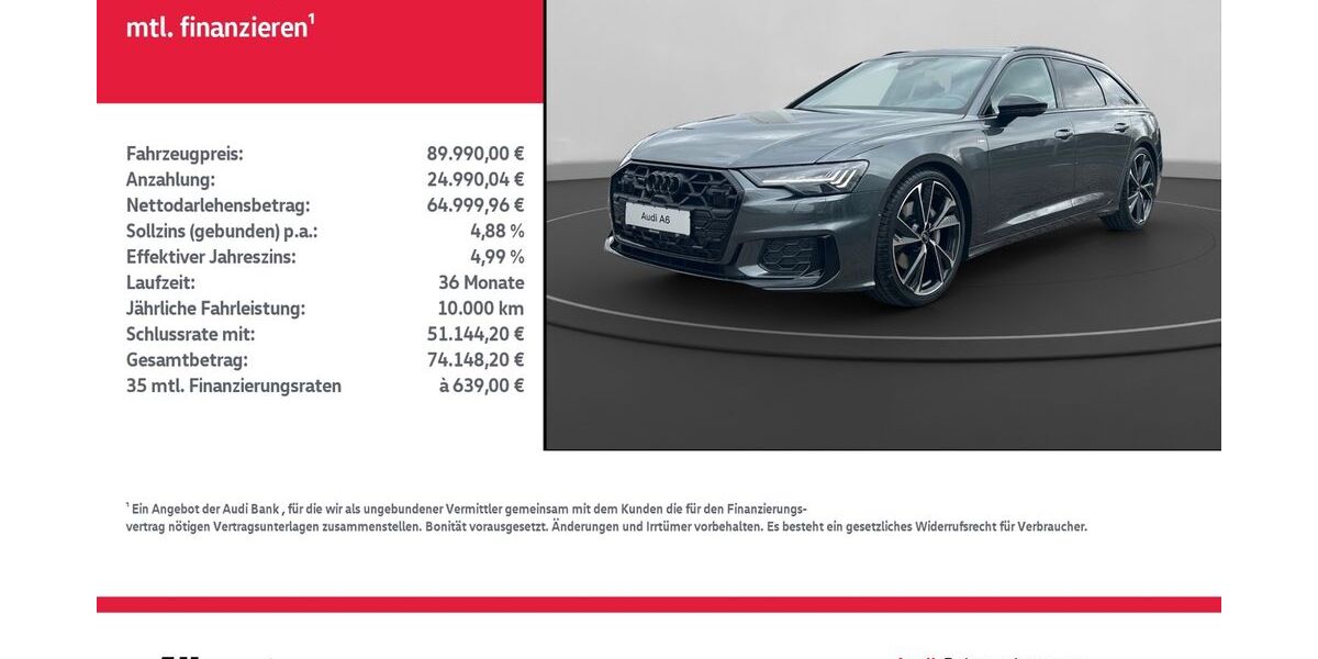Audi A6 1.100 km 89.990 &euro; Nordhausen 99734