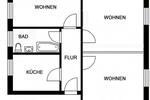 Etagenwohnung Zerbst (Anhalt) - 3 Zimmer, 56 m&sup2;, 49.000&euro; | Angebot:27441724