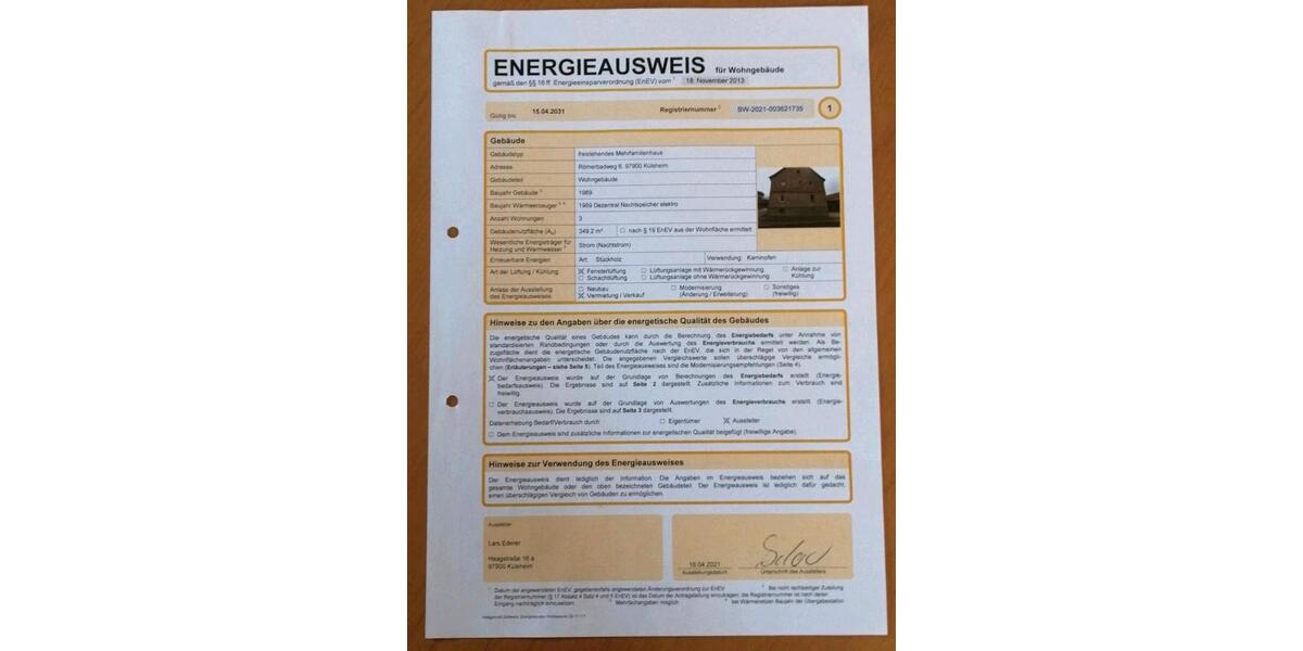 Etagenwohnung Külsheim - 13 Zimmer, 210 m&sup2;, 330.000&euro; | Angebot:17923497