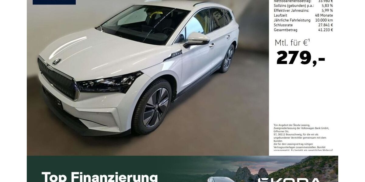 Skoda Enyaq 10.299 km 41.480 &euro; Amberg 92224
