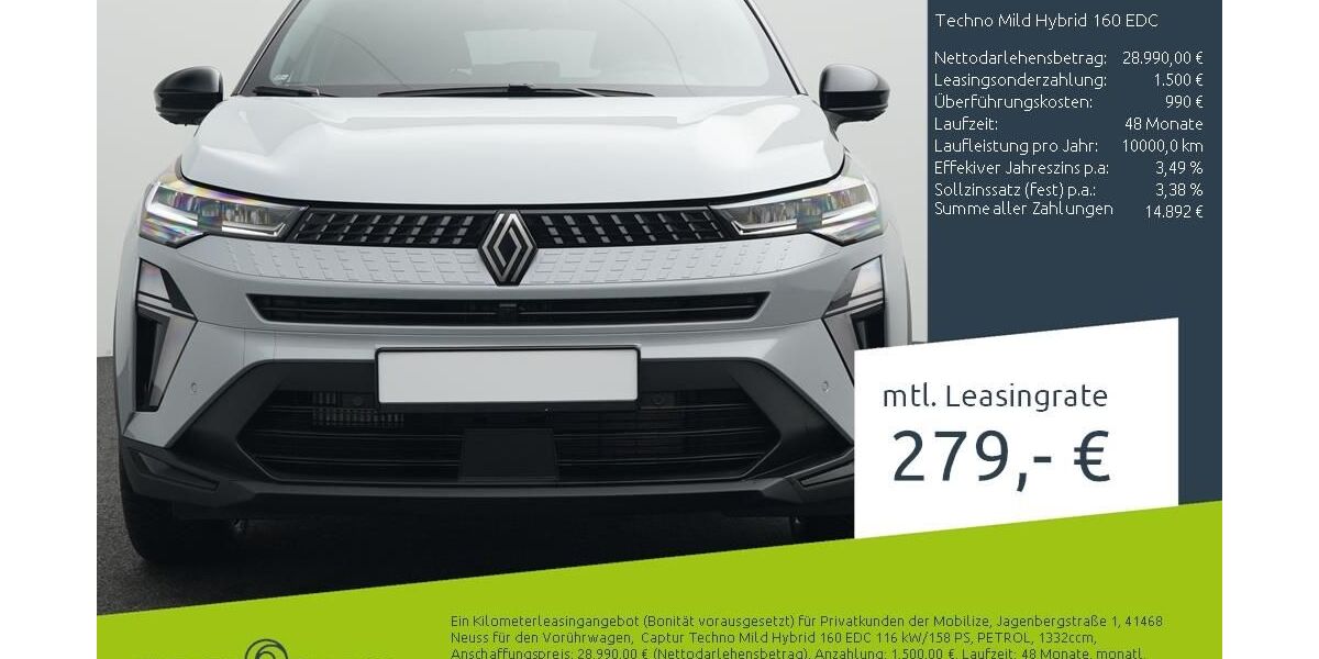 Renault Captur 1.949 km 24.270 &euro; Bremen 28207