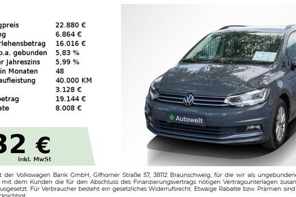 VW Touran 125.250 km 22.440 &euro; Nürnberg 90431