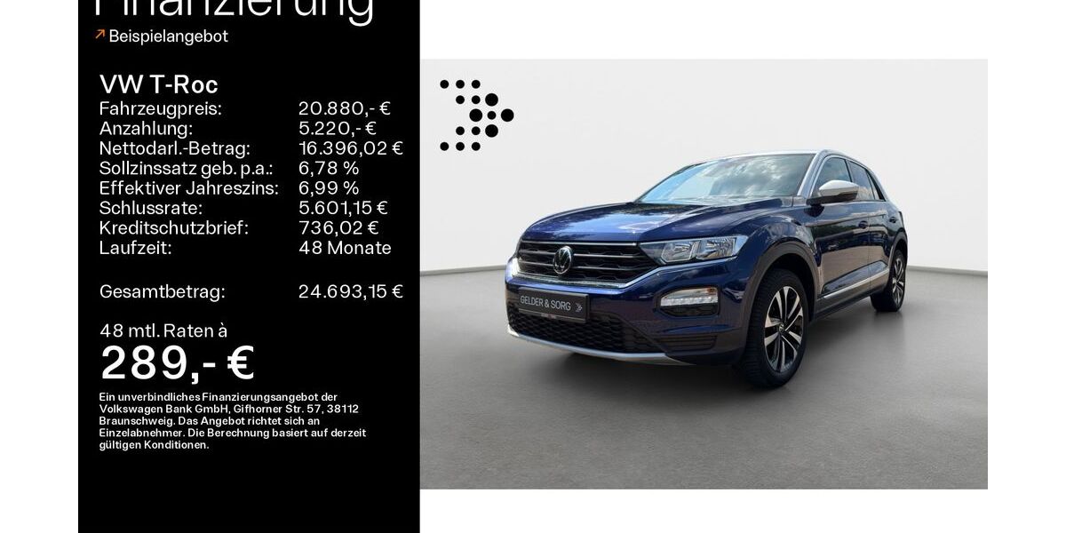 VW T-Roc 25.990 km 20.880 &euro; Ebern 96106