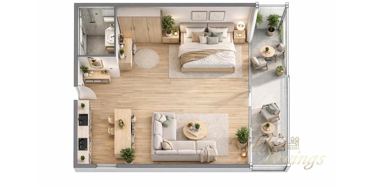 Etagenwohnung München Allach-Untermenzing - 1 Zimmer, 31 m&sup2;, 1.050&euro; | Angebot:26367296