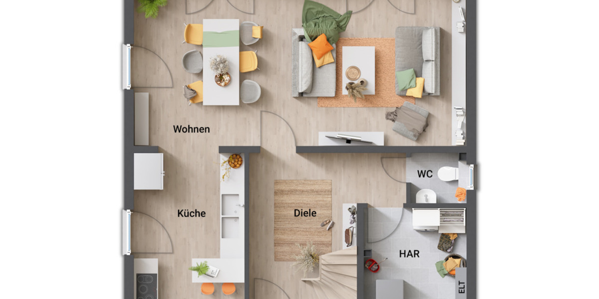 Einfamilienhaus Wesendorf - 5 Zimmer, 128 m&sup2;, 346.950&euro; | Angebot:25669734