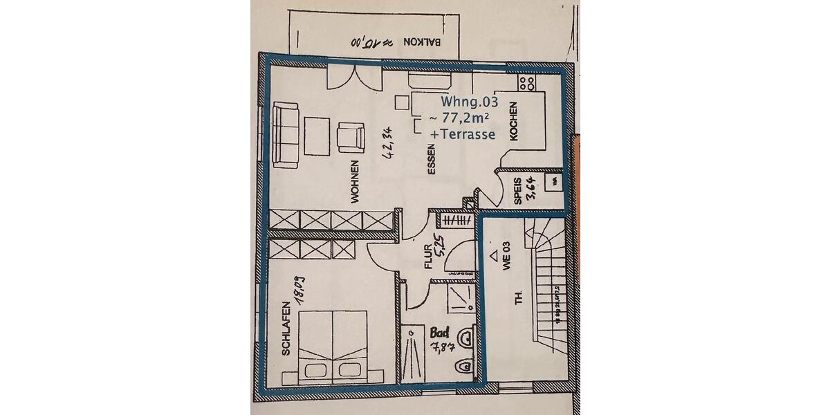 Etagenwohnung Dingolfing - 2 Zimmer, 82 m&sup2;, 840&euro; | Angebot:25046048