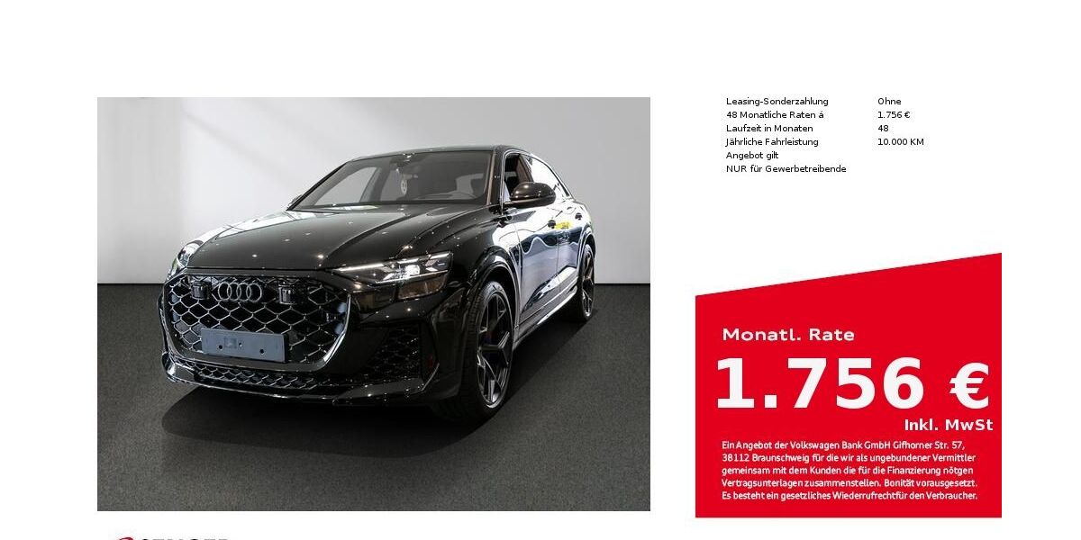 Audi RSQ8 2.100 km 159.990 &euro; Lübeck 23556
