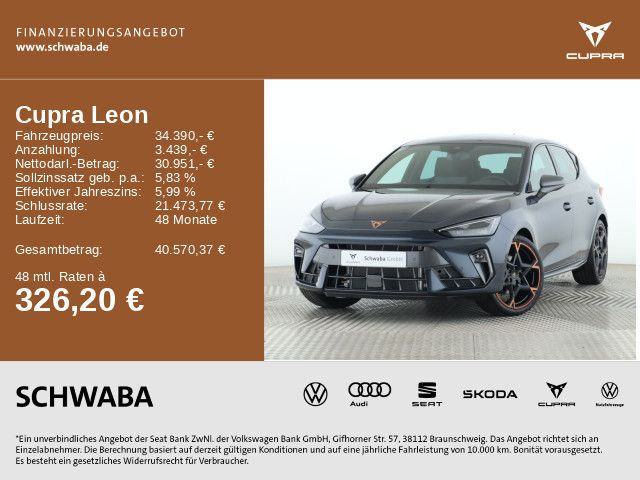 Cupra Leon 5.509 km 33.390 € Gersthofen 86368