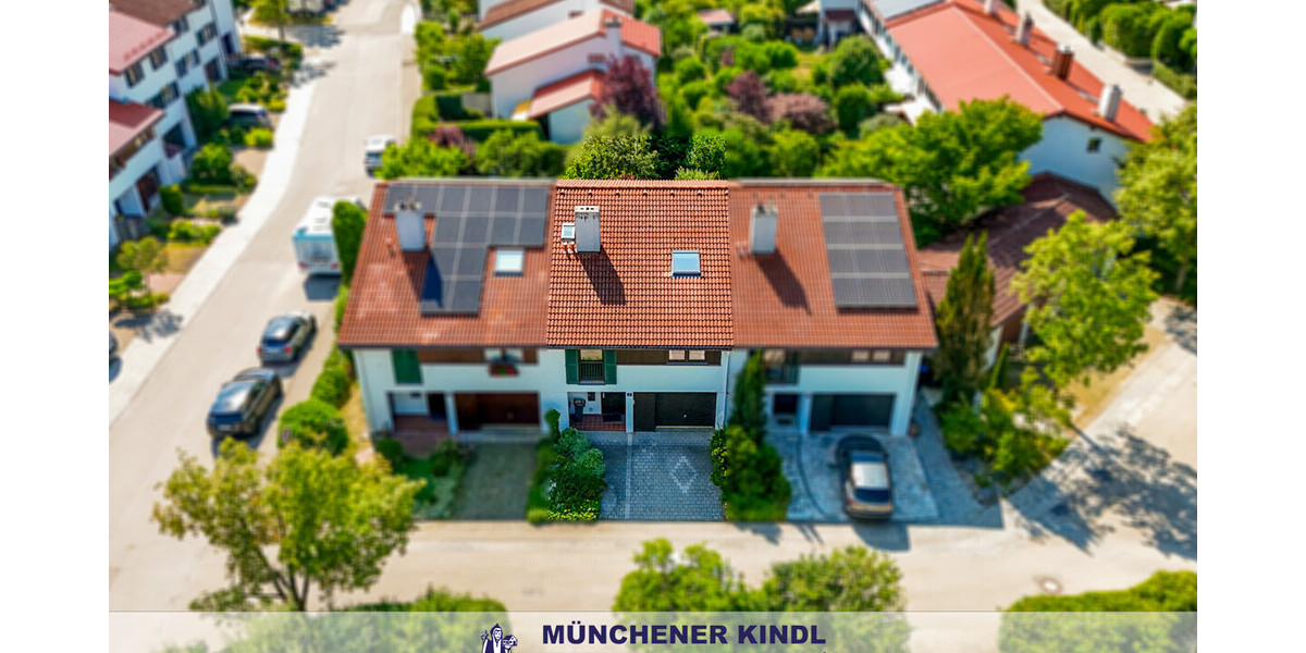 Splitlevel-Reihenhaus mit Westausrichtung in Unterhaching - Reihenmittelhaus Unterhaching | Angebot:26964096