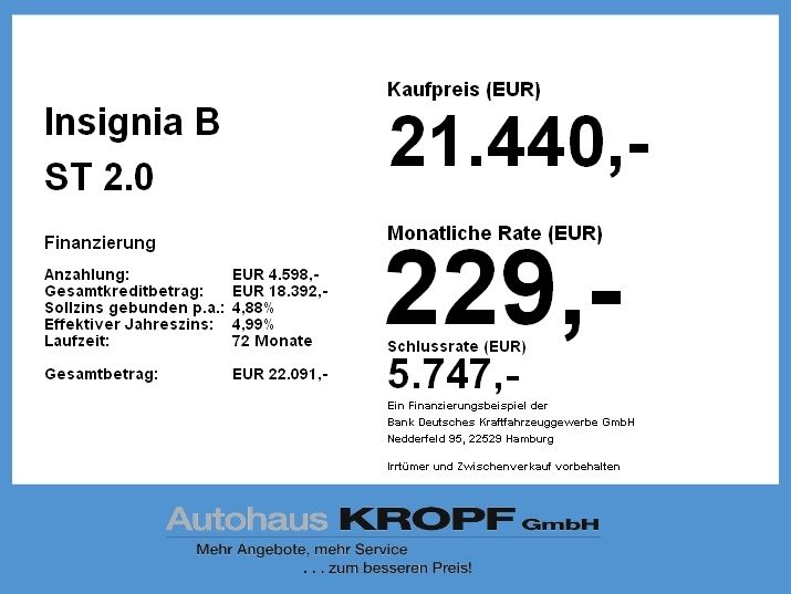 Opel Insignia 82.100 km 21.440 &euro; Nürnberg 90411