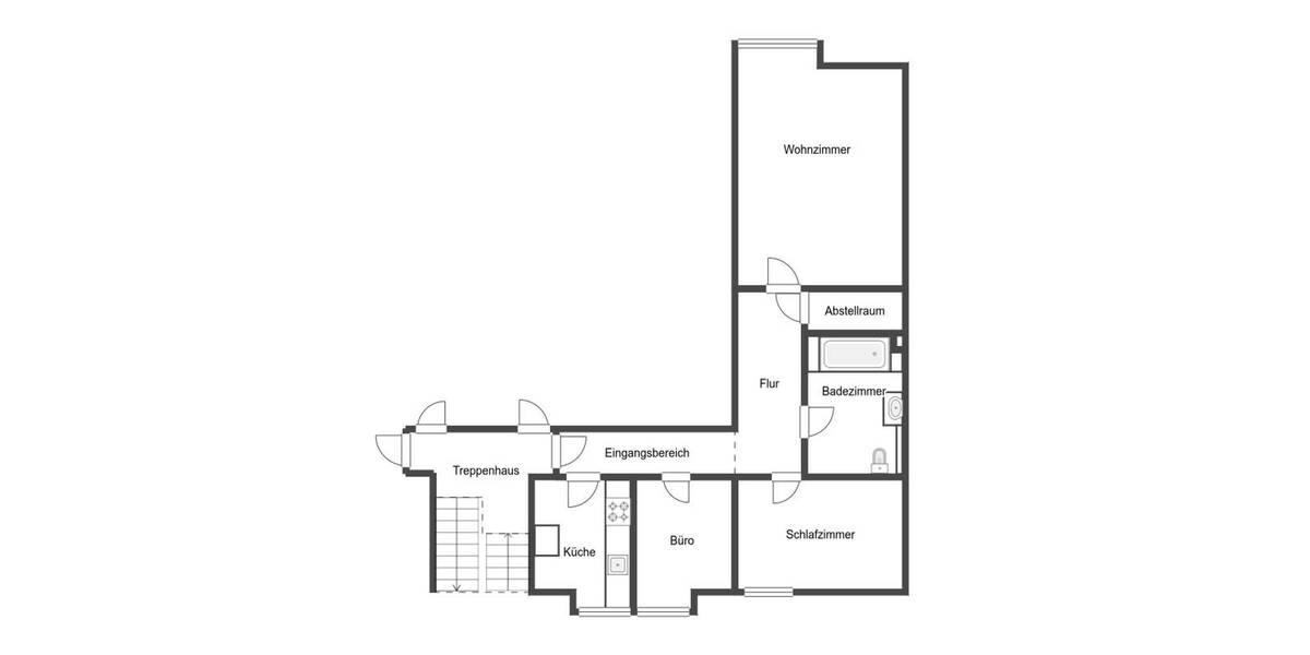 Etagenwohnung Pampow - 3 Zimmer, 63 m&sup2;, 105.000&euro; | Angebot:26744528
