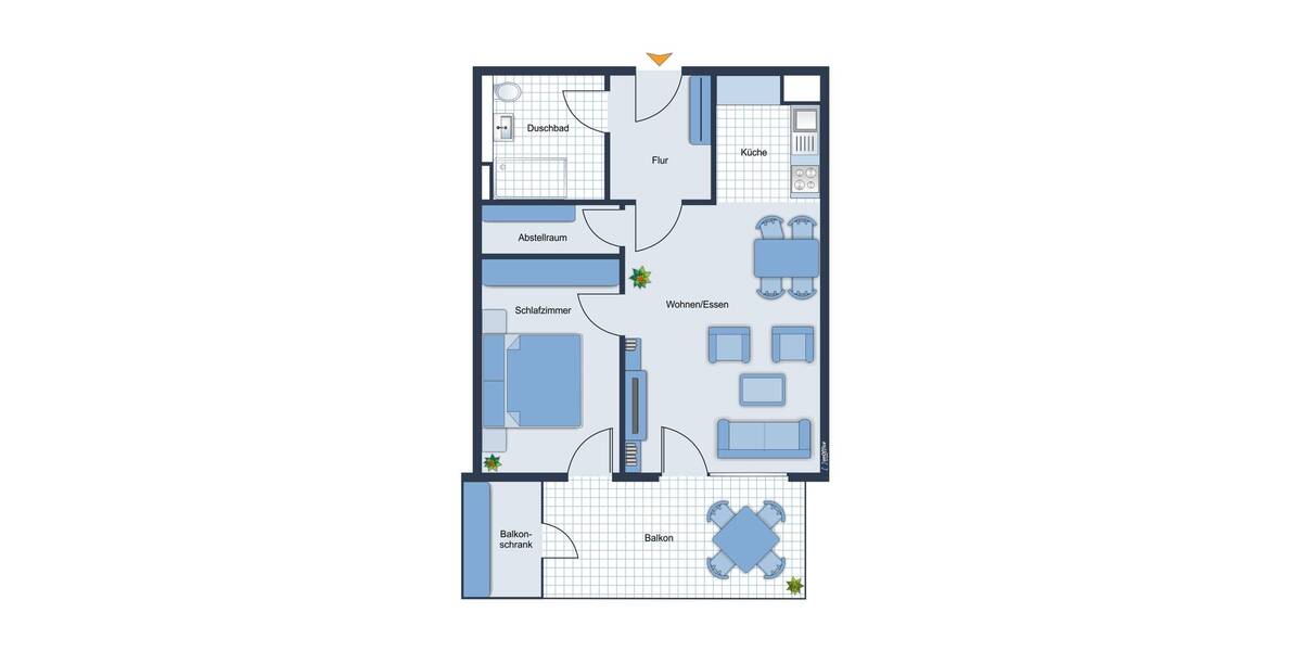 Etagenwohnung Nagold - 2 Zimmer, 61 m&sup2;, 330.000&euro; | Angebot:26401837