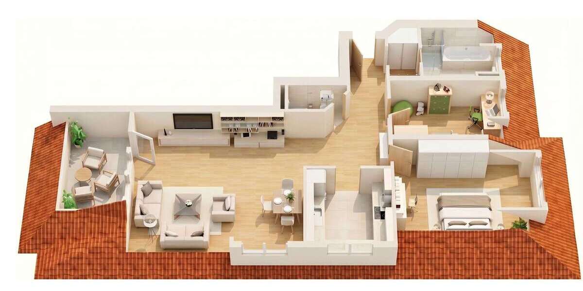 Etagenwohnung Lilienthal - 3 Zimmer, 80 m&sup2;, 265.000&euro; | Angebot:27095359