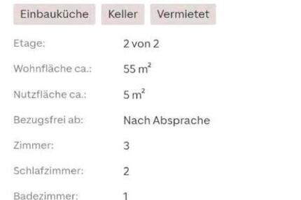 Wohnung Worms - 3 Zimmer, 55 m&sup2;, 169.000&euro; | Angebot:26869713