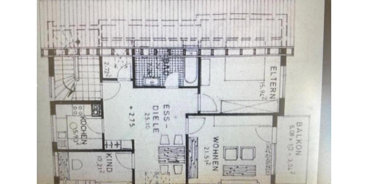 Dachgeschoßwohnung Endingen am Kaiserstuhl - 3 Zimmer, 90 m&sup2;, 1.550&euro; | Angebot:26226392