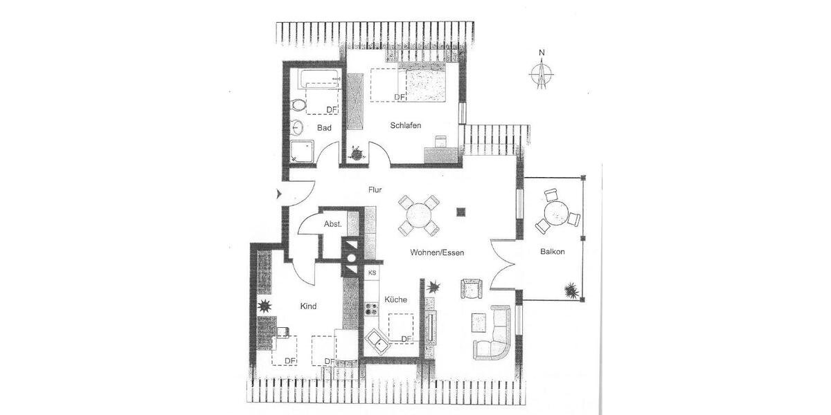 Dachgeschoßwohnung Fürstenfeldbruck - 3 Zimmer, 65 m&sup2;, 1.350&euro; | Angebot:26272789
