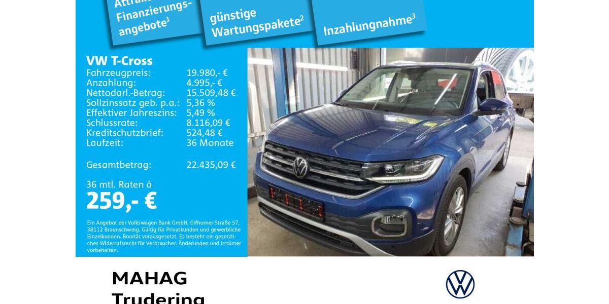 VW T-Cross 41.391 km 19.980 &euro; München 81825