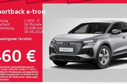 Audi Q4 e-tron 15.551 km 42.991 &euro; Eching 85386