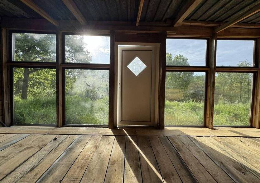 Tinyhaus Naturgrundstück 1652qm Landschaftsschutzgebiet ca90Min.von Berlin 1Nachbar Nebengebäude