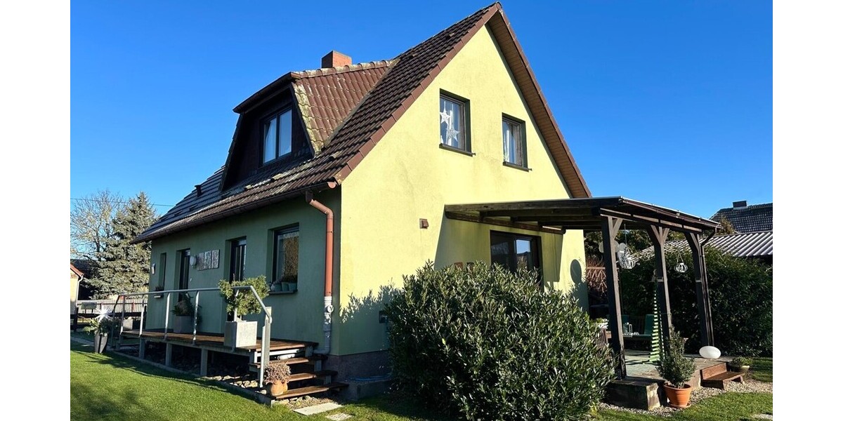 HORN IMMOBILIEN ++ charmantes Einfamilienhaus mit schönem Grundstück in Göritz bei Prenzlau - Einfamilienhaus Göritz | Angebot:27119866