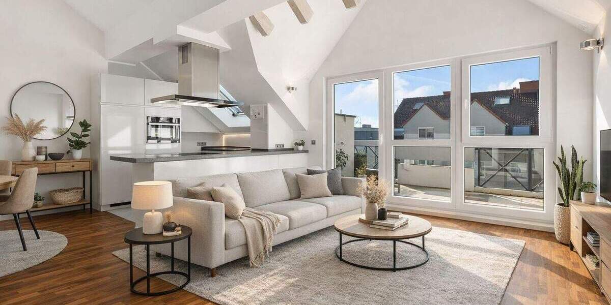 Etagenwohnung Frankfurt am Main Nied - 3 Zimmer, 76 m&sup2;, 385.000&euro; | Angebot:25532305