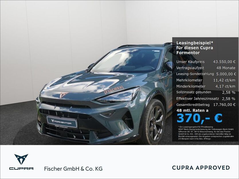 Cupra Formentor 5.000 km 43.550 € Jena 07745