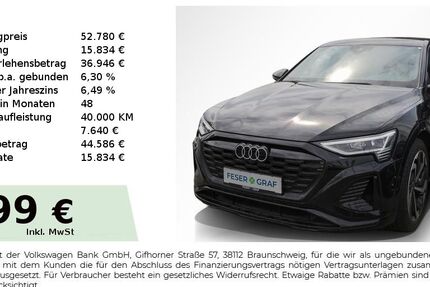 Audi Q8 e-tron 27.300 km 52.780 &euro; Höchstadt an der Aisch 91315