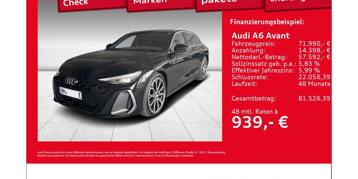 Audi A6 1.890 km 71.990 &euro; Hamburg 22419