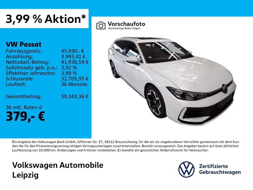 VW Passat 14.912 km 45.450 € Leipzig 04277