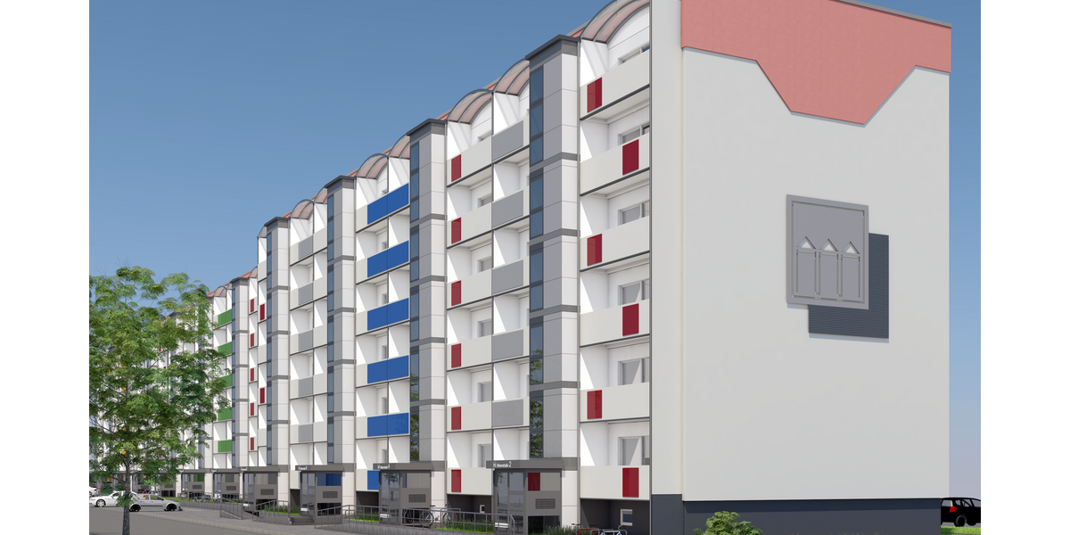 Etagenwohnung Neubrandenburg Lindenberg - 3 Zimmer, 63 m&sup2;, 377&euro; | Angebot:26855743