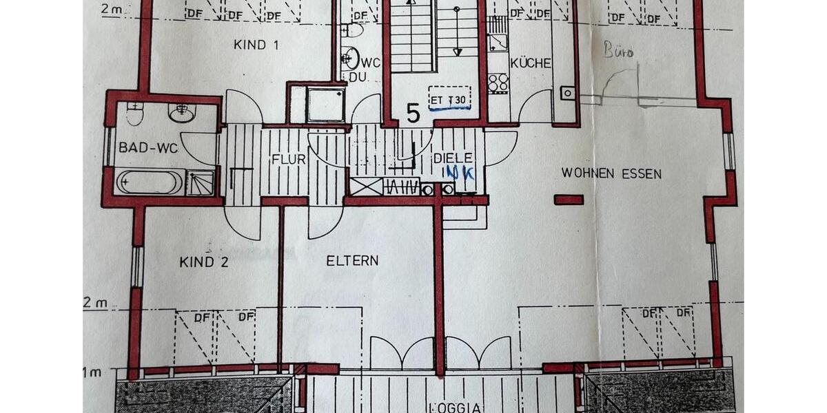 Dachgeschoßwohnung Nürnberg Katzwang - 5 Zimmer, 114 m&sup2;, 1.400&euro; | Angebot:25379409
