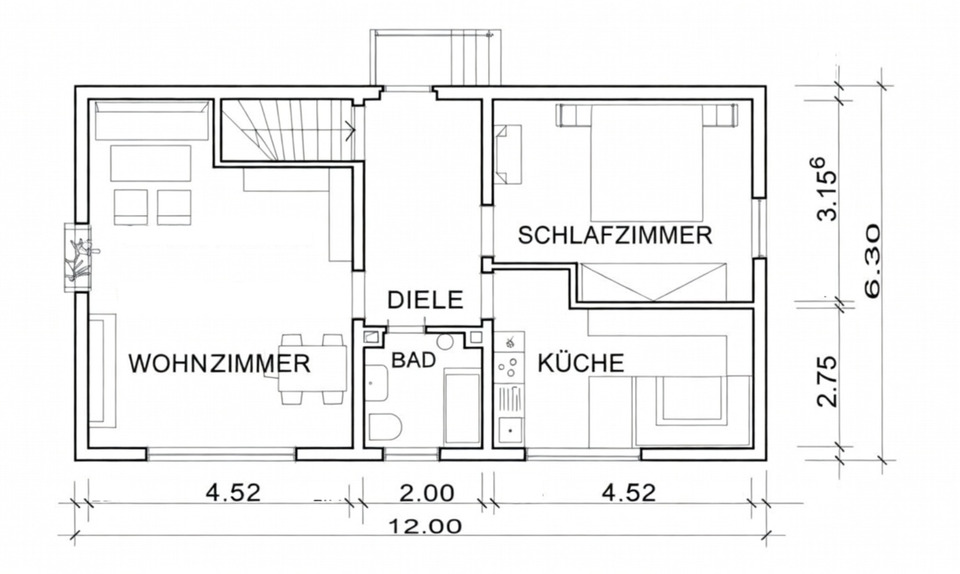Einfamilienhaus Bobenheim-Roxheim Roxheim - 3 Zimmer, 100 m&sup2;, 276.500&euro; | Angebot:25917052