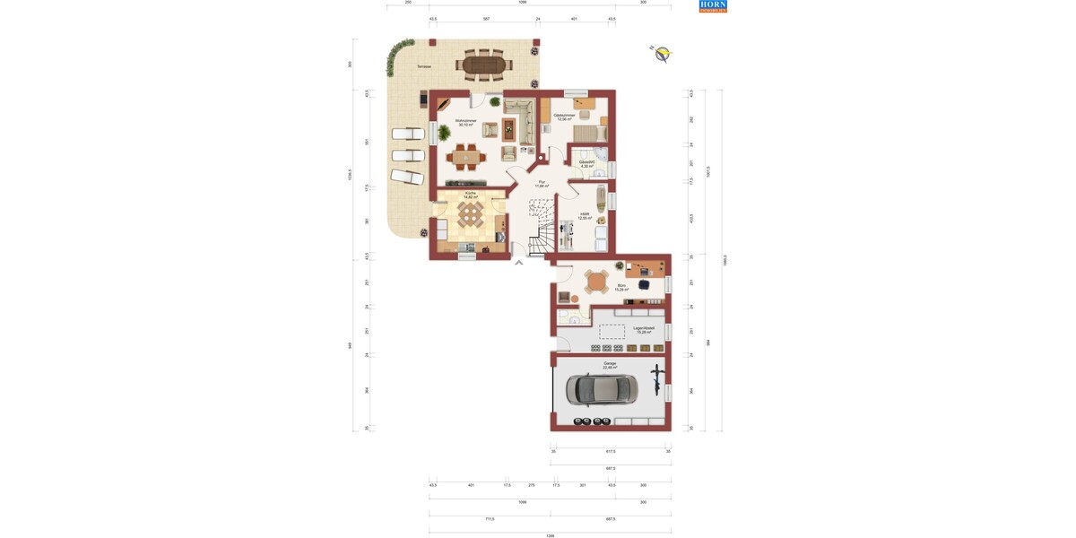 HORN IMMOBILIEN ++ modernes Einfamilienhaus mit Photovoltaikanlage und vielen Extras, Torgelow - Einfamilienhaus Torgelow / Drögeheide Drögeheide | Angebot:27191371