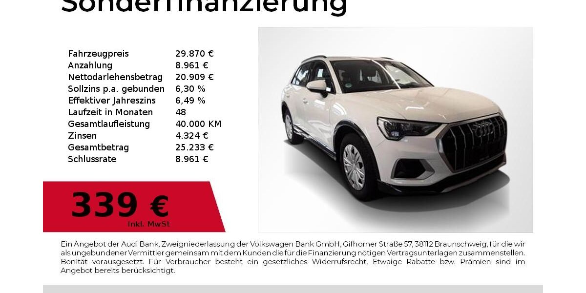 Audi Q3 31.700 km 29.870 &euro; Nürnberg 90411