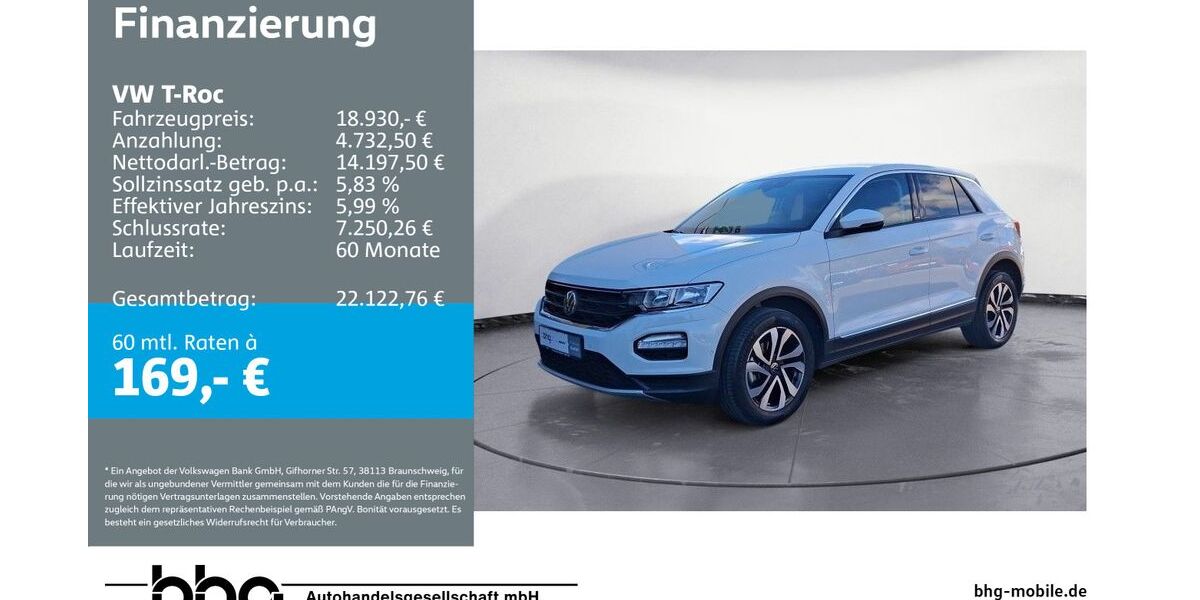 VW T-Roc 40.146 km 18.930 &euro; Mössingen 72116