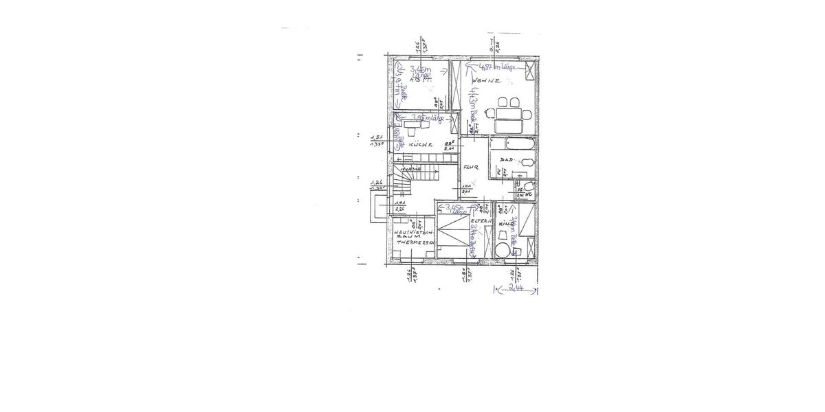 Erdgeschoßwohnung Petershagen - 4 Zimmer, 81 m&sup2;, 770&euro; | Angebot:25343054