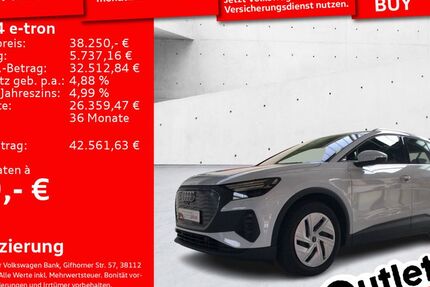 Audi Q4 e-tron 32.400 km 38.250 € Senden 89250