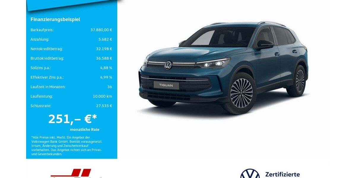 VW Tiguan 23.188 km 37.880 &euro; Rathenow 14712