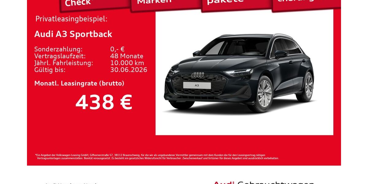 Audi A3 6.017 km 36.980 &euro; Hamburg 22419