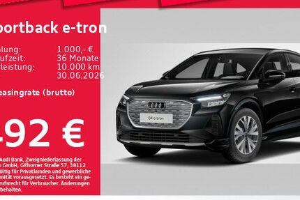 Audi Q4 e-tron 18.276 km 47.409 &euro; Eching 85386