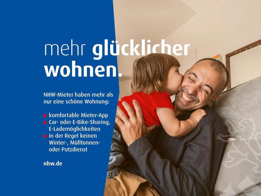 Gut geschnittene FamilienWohnung mit Balkon zum Wohlfühlen