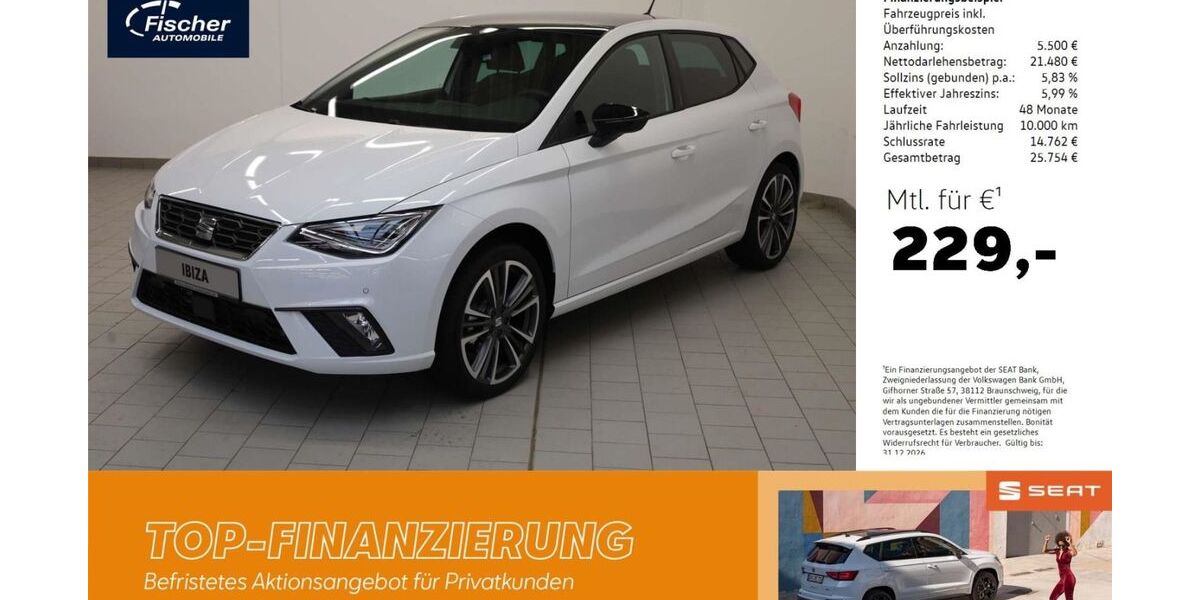 Seat Ibiza 11.092 km 26.980 &euro; Amberg 92224