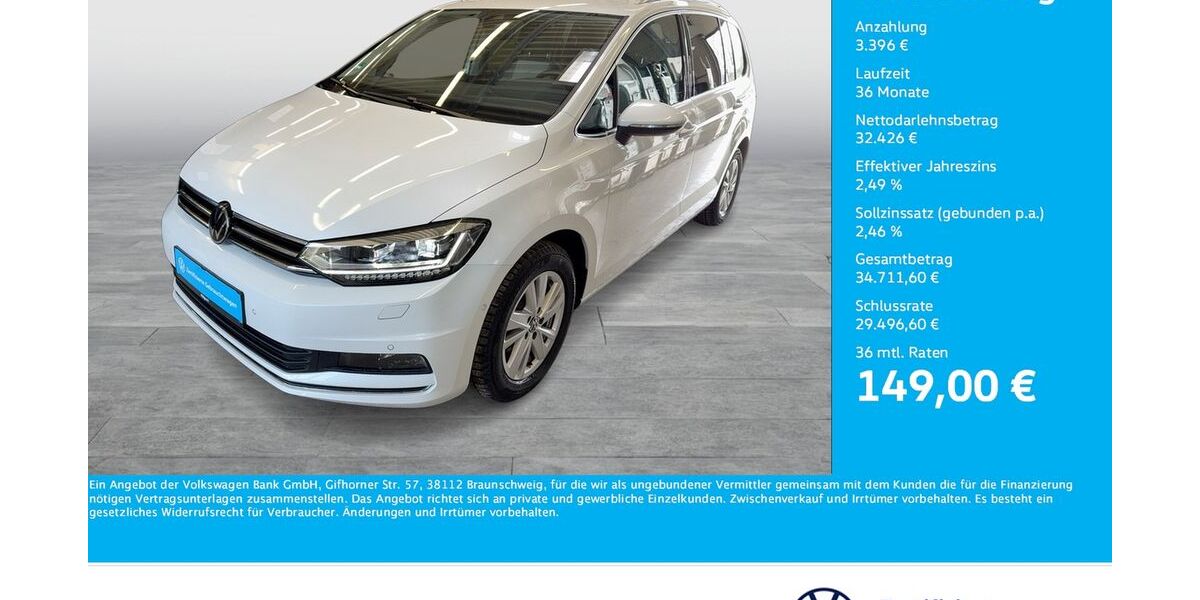 VW Touran 6.676 km 34.444 &euro; Unna 59423