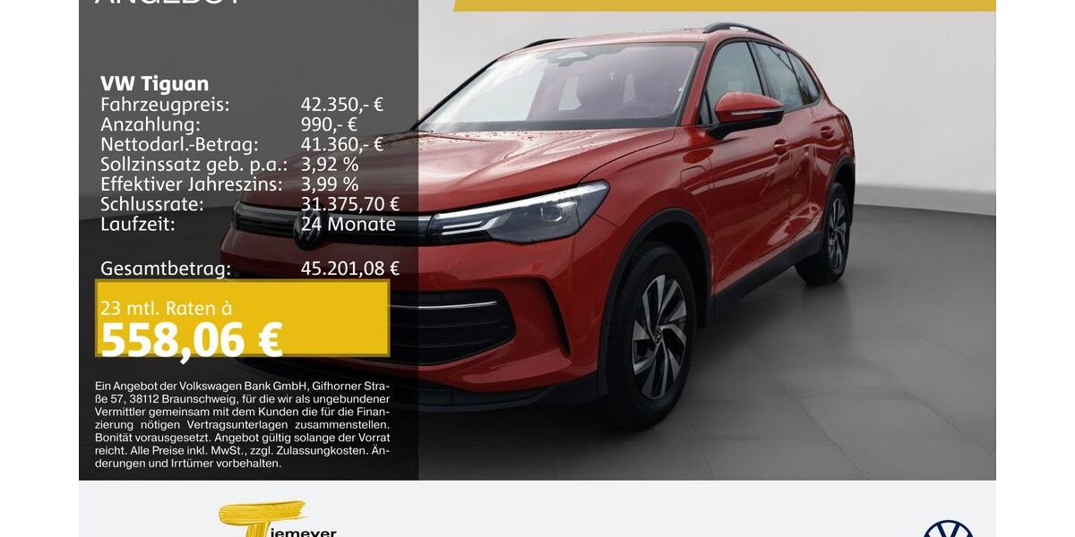 VW Tiguan 21.505 km 41.690 &euro; Bochum 44892