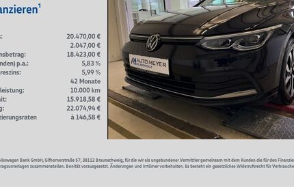 VW Golf 61.383 km 20.470 &euro; Ochsenfurt 97199